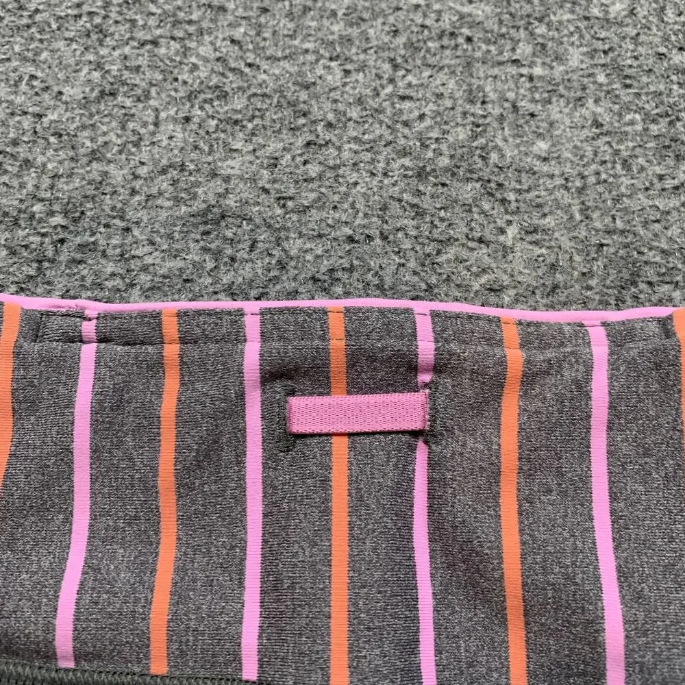 Lululemon Skort Womens 6 Light Pink Gray Pleated Pace Rival Pull On Zip Pocket